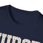 Varsity Floral Nurse T-Shirt