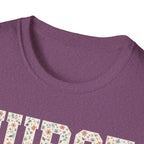 Varsity Floral Nurse T-Shirt