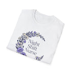 Nightshift Nurse Floral Moon T-Shirt