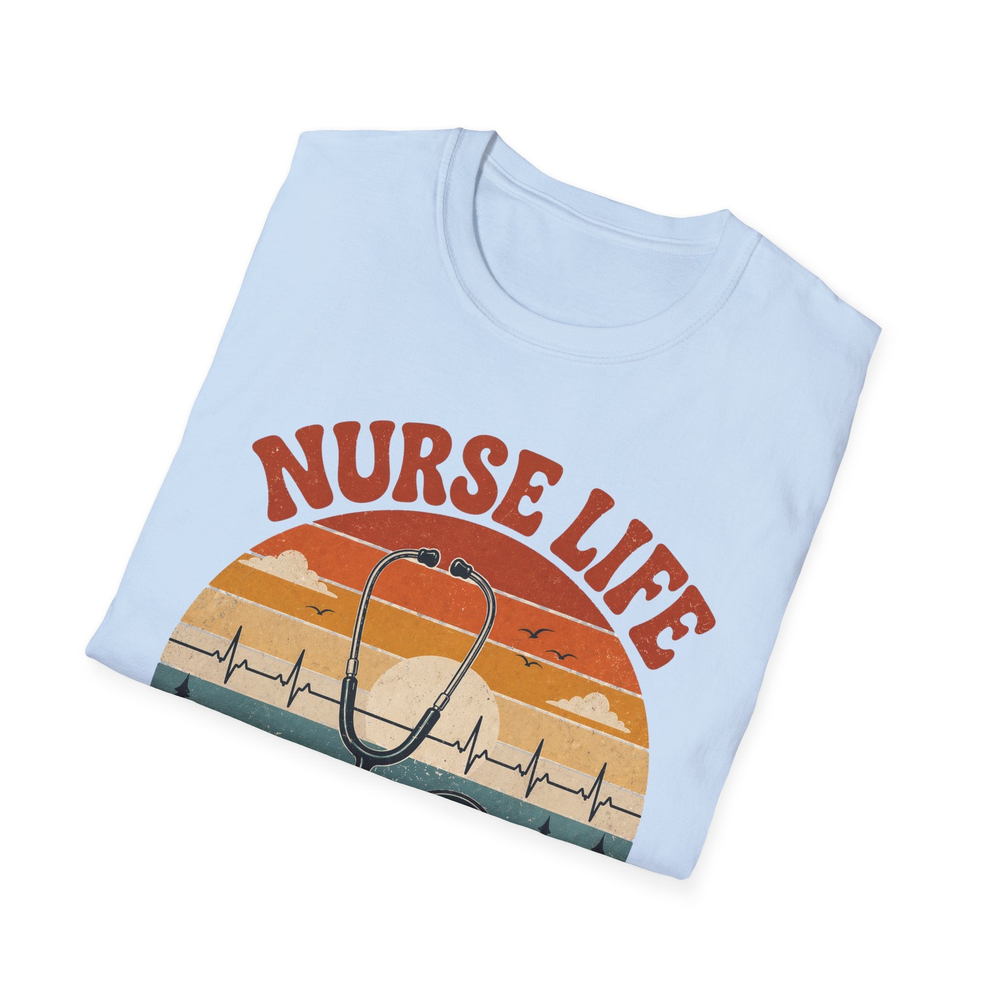 Nurse Life Vintage Sunset T-Shirt