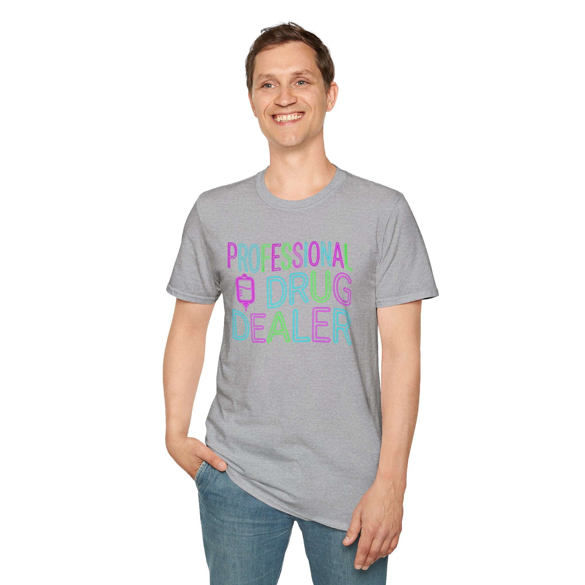 Professional Drug Dealer Neon T-Shirt