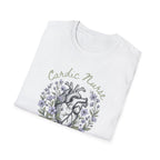 Cardiac Nurse Floral Heart T-Shirt