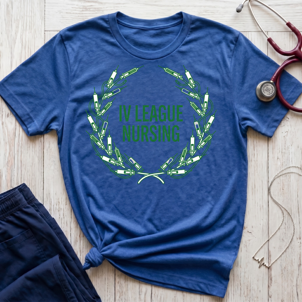 IV league Nursing Emblem T-Shirt