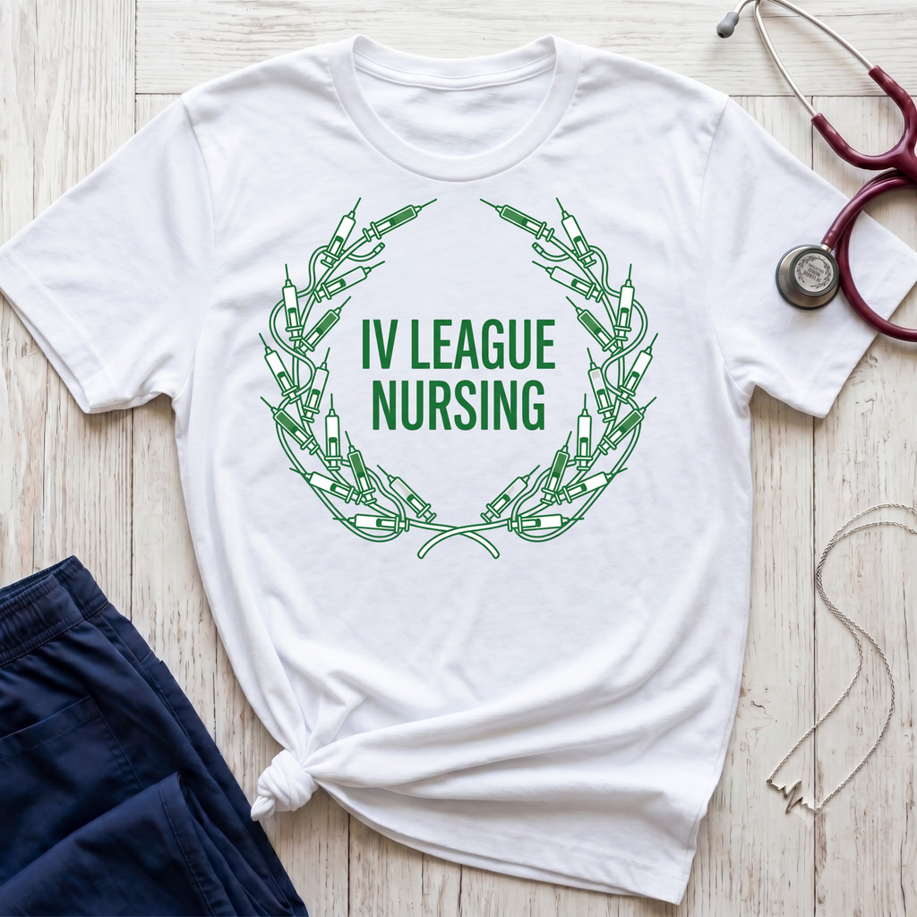 IV league Nursing Emblem T-Shirt