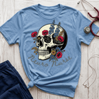 Neuro Nurse Floral Skull T-Shirt