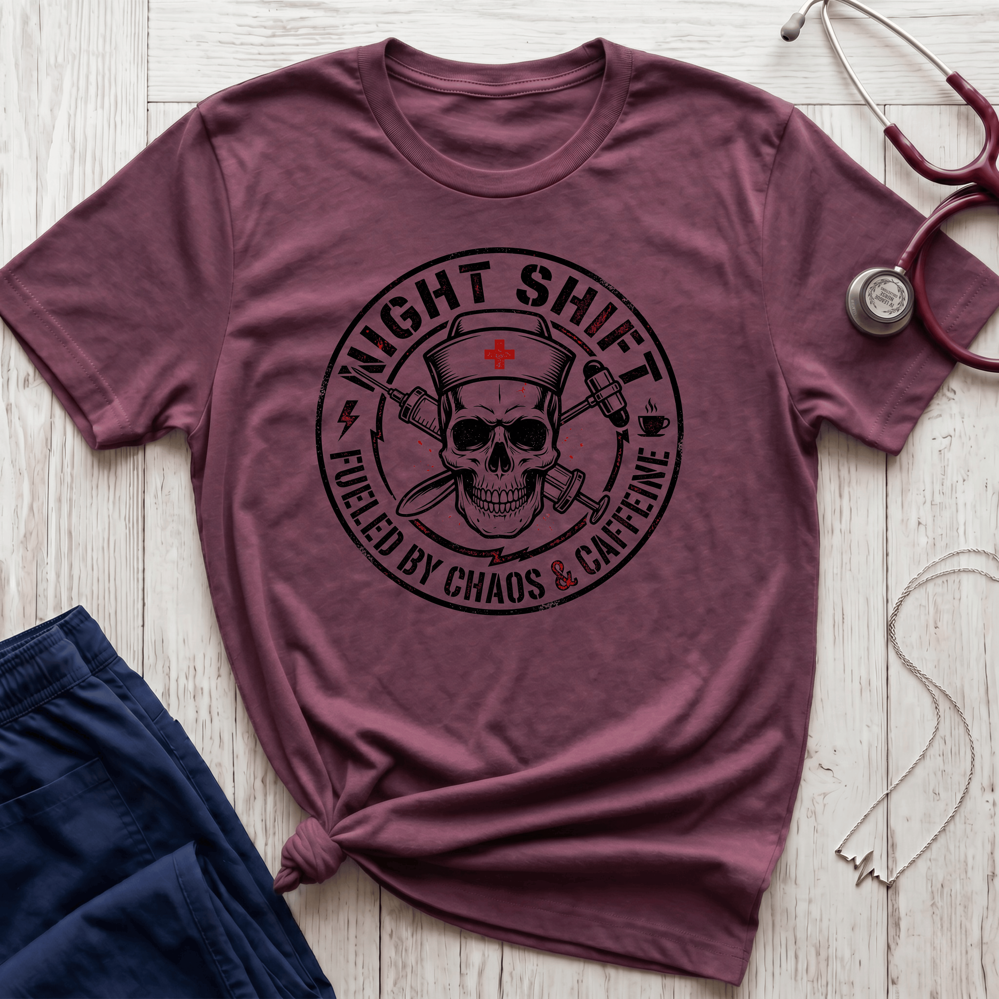 Fueled By Chaos and Caffeine T-Shirt