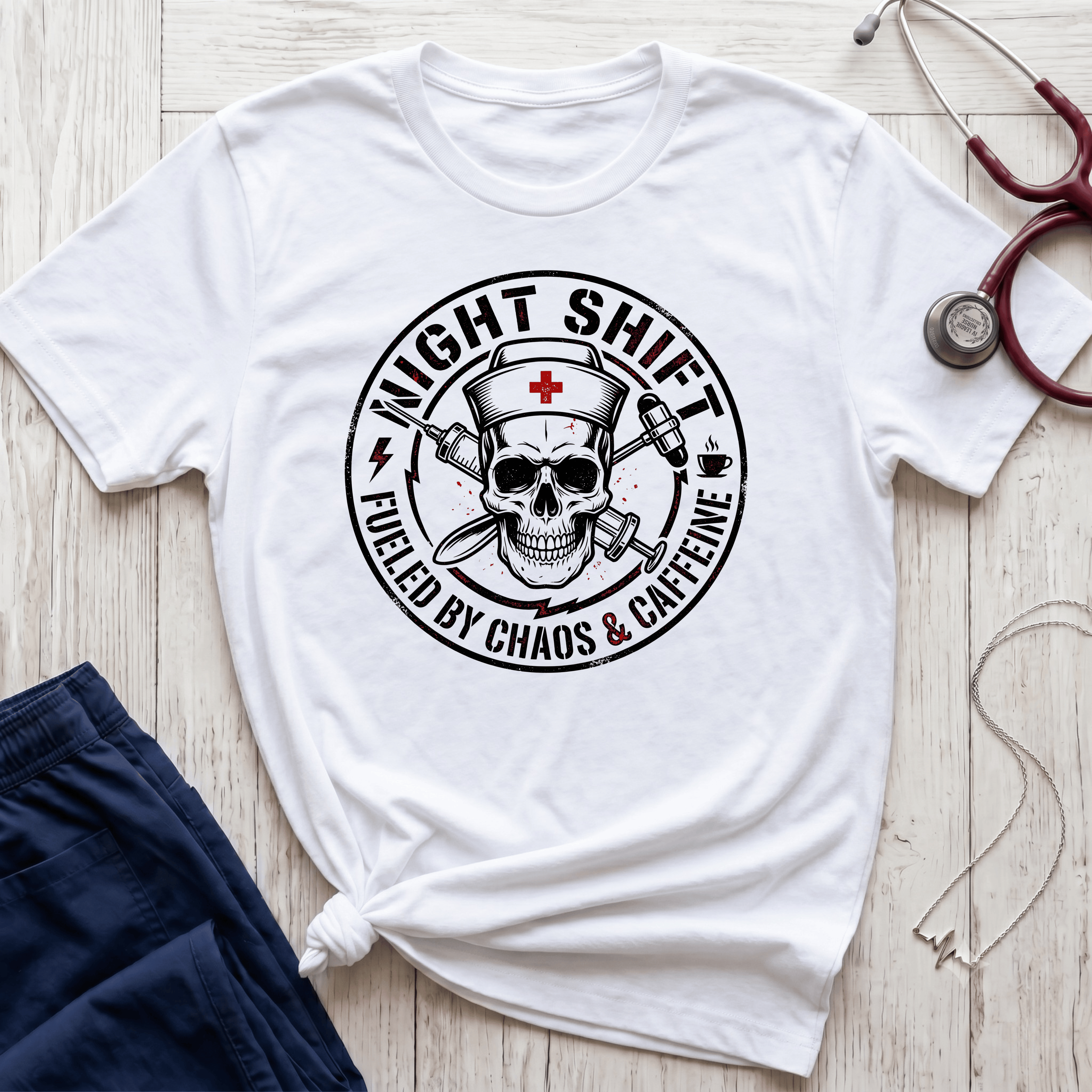 Fueled By Chaos and Caffeine T-Shirt