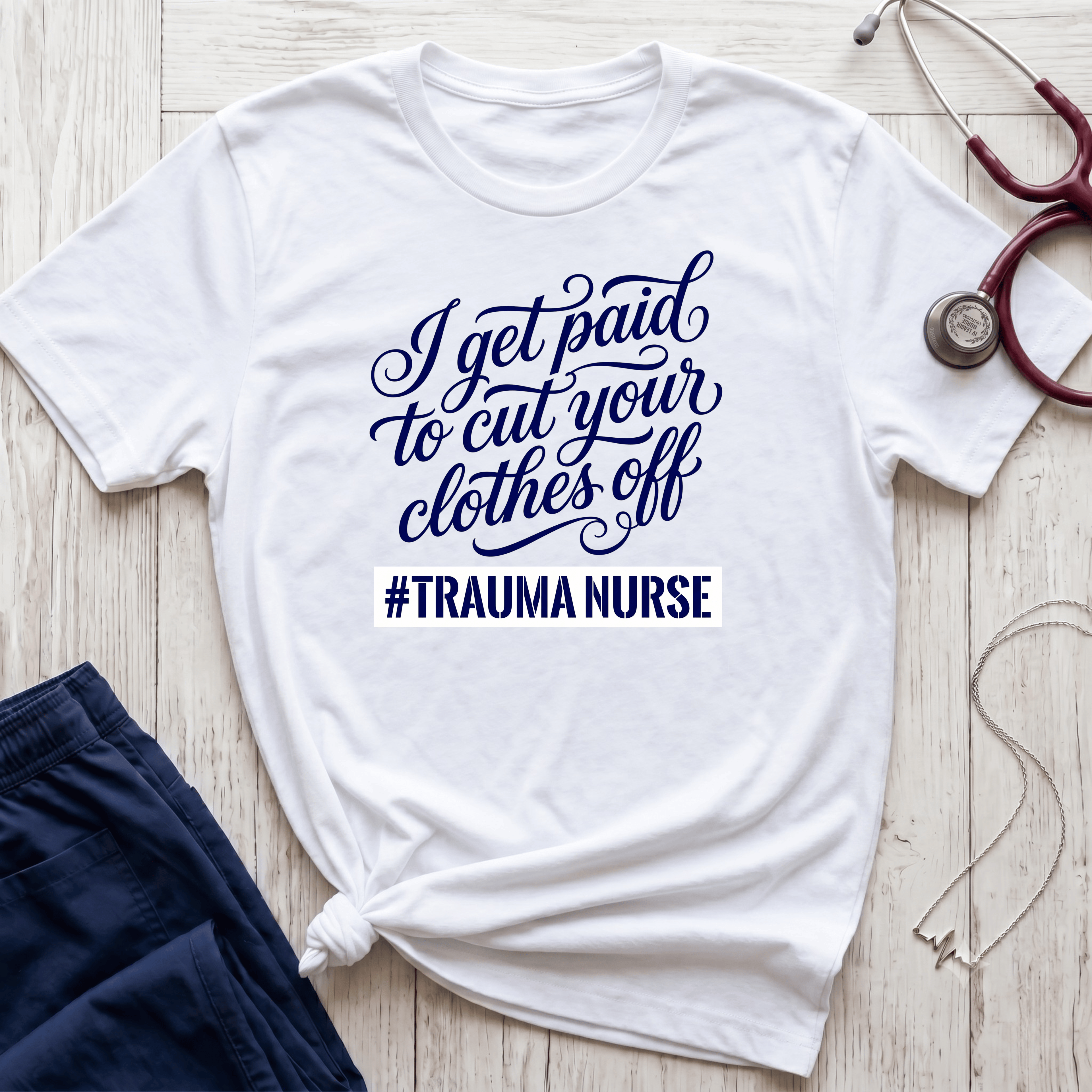 Cut Your Clothes Off T-Shirt