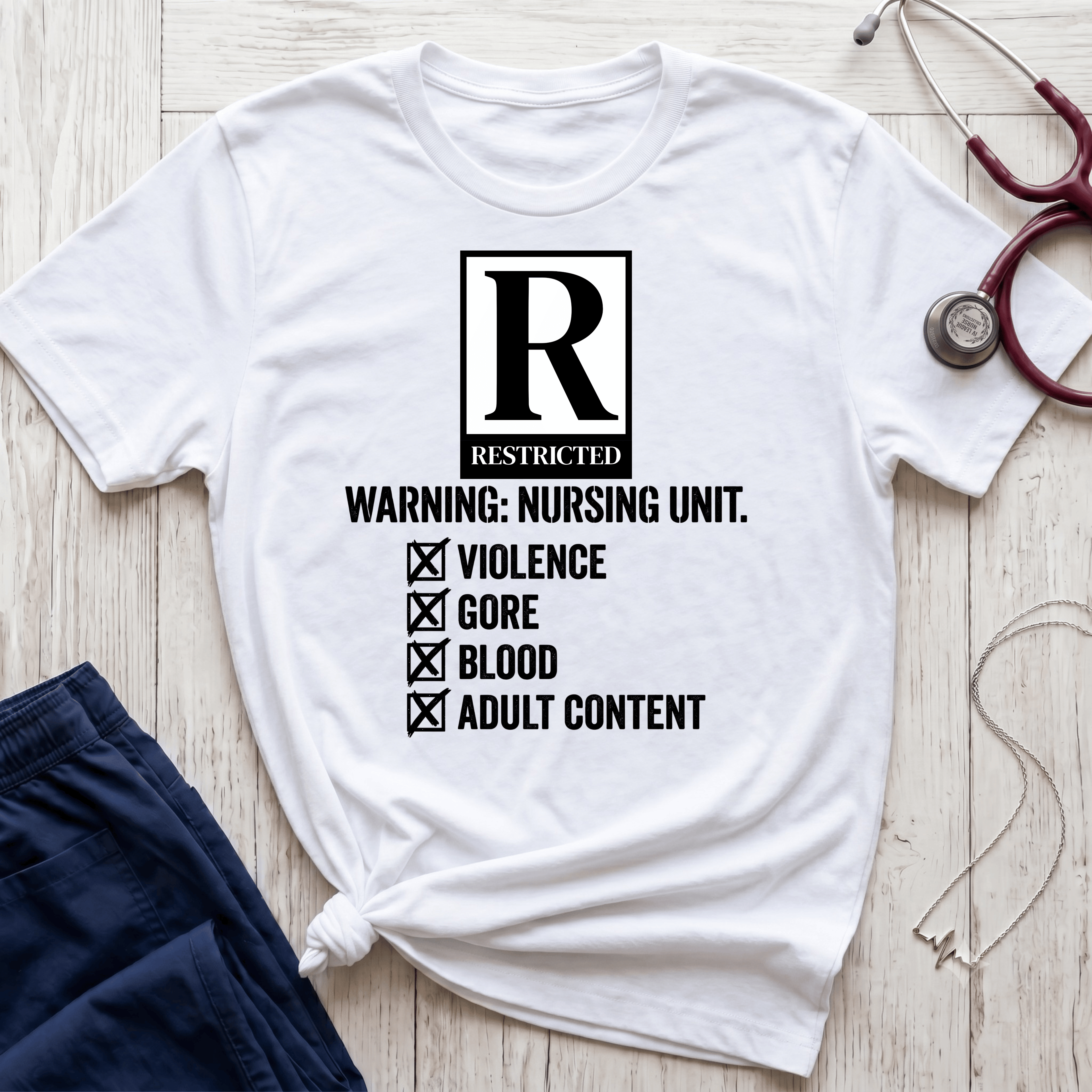 Nursing Unit Warning T-Shirt