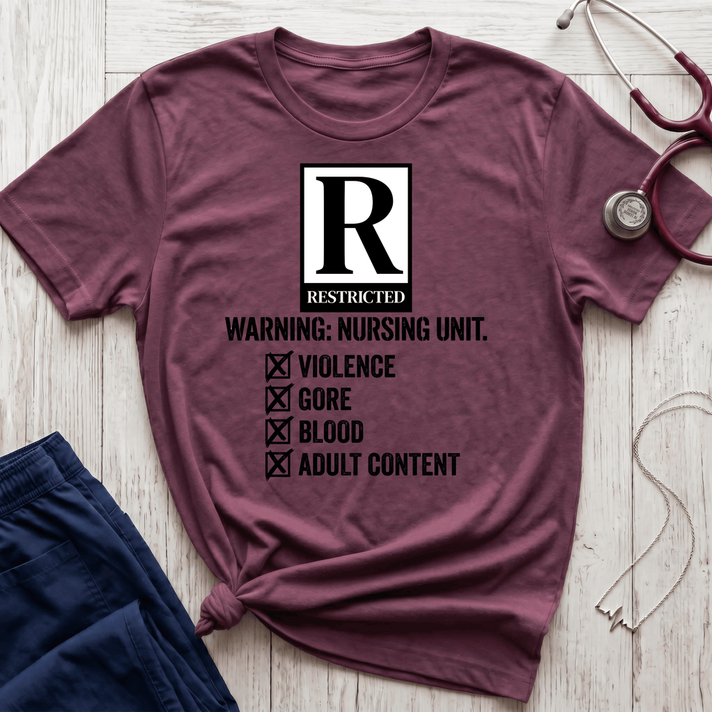 Nursing Unit Warning T-Shirt