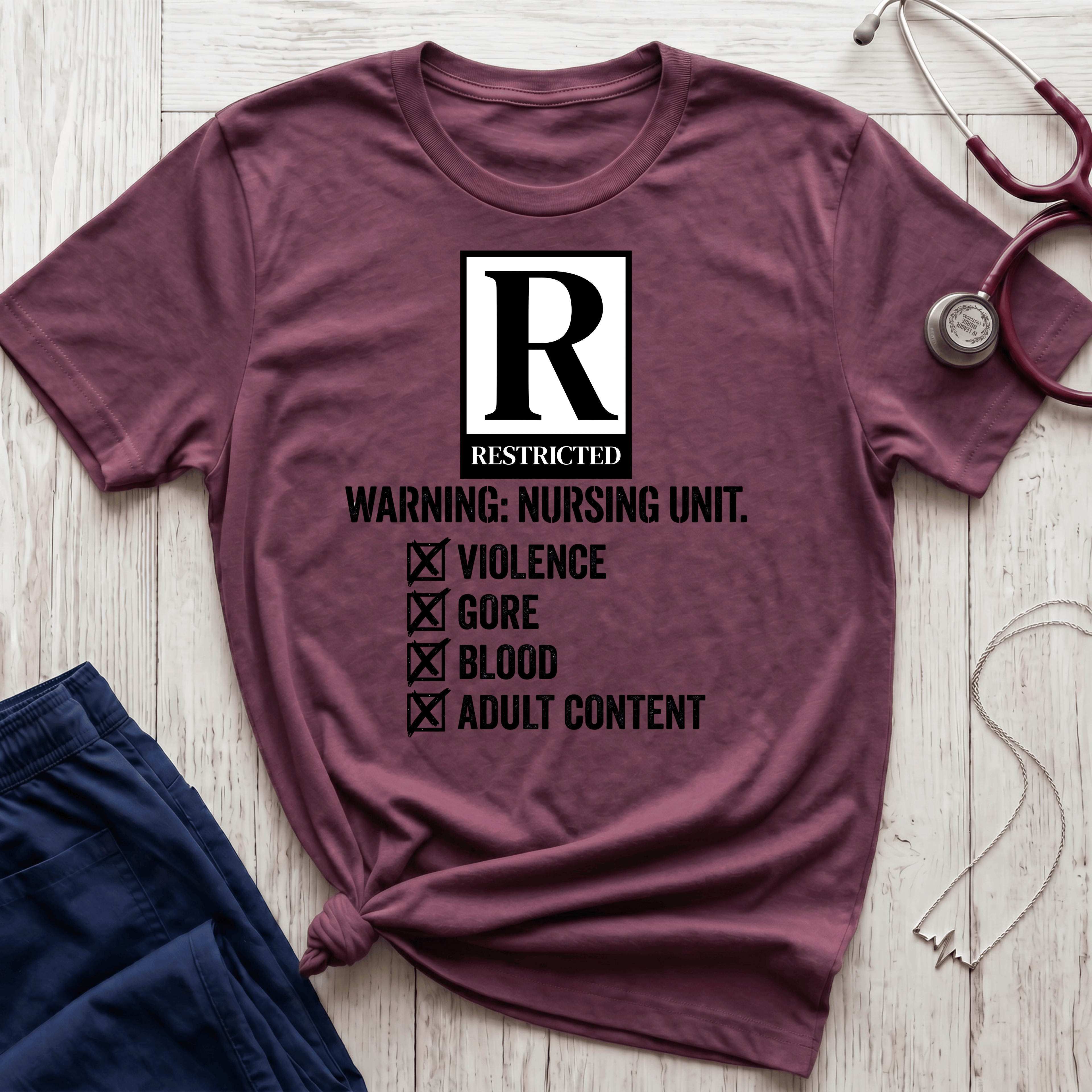 Nursing Unit Warning T-Shirt