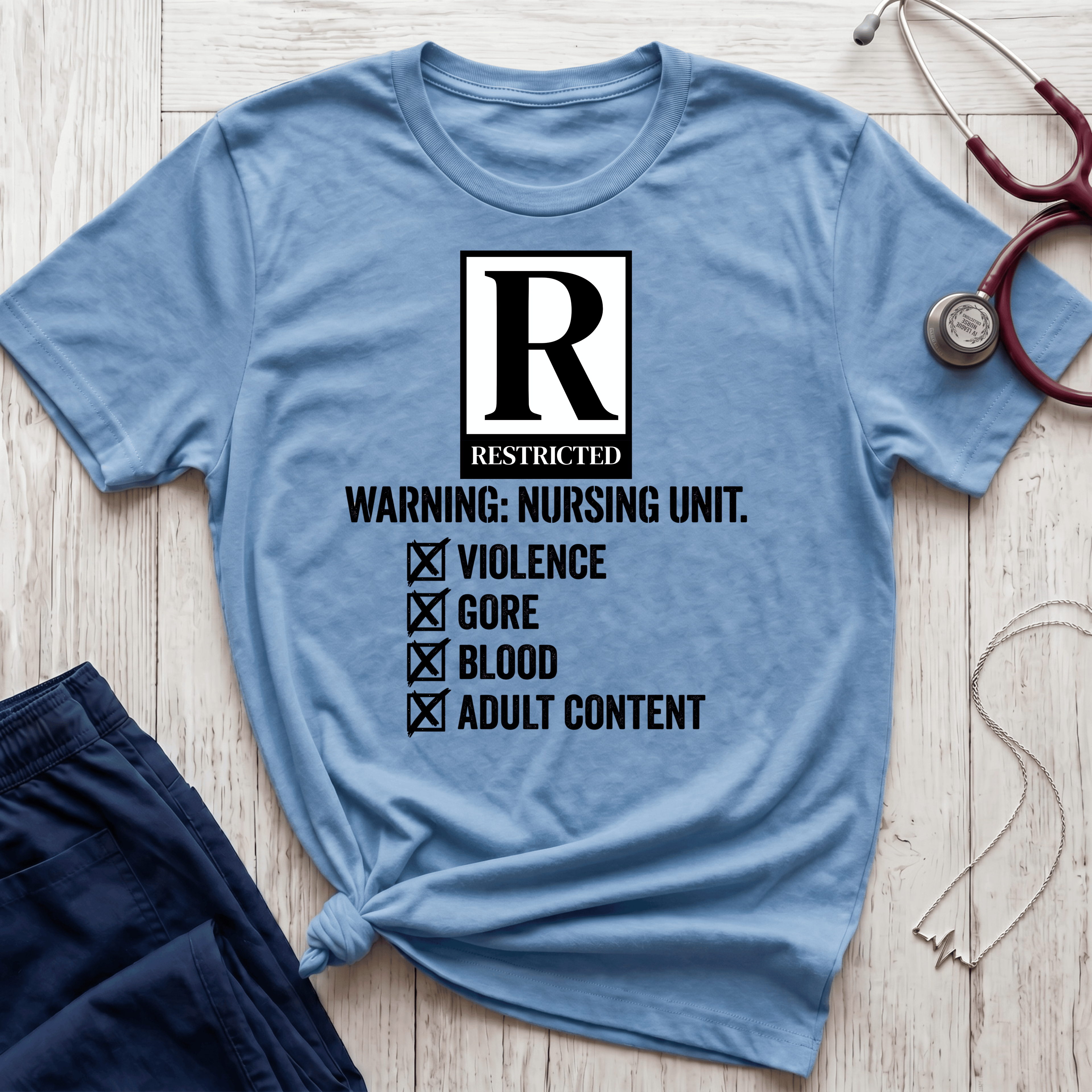 Nursing Unit Warning T-Shirt