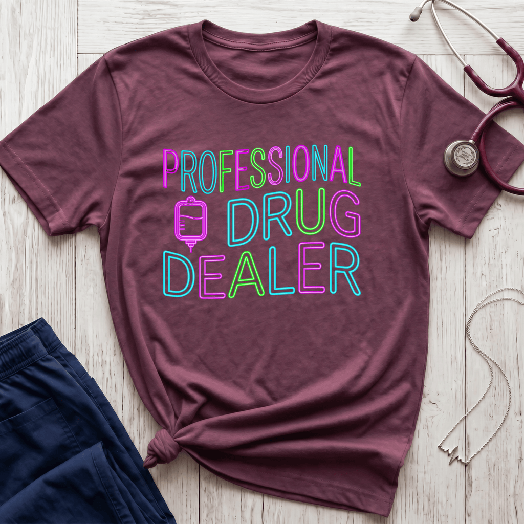 Professional Drug Dealer Neon T-Shirt