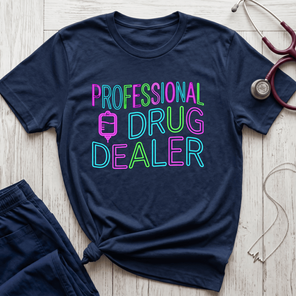 Professional Drug Dealer Neon T-Shirt