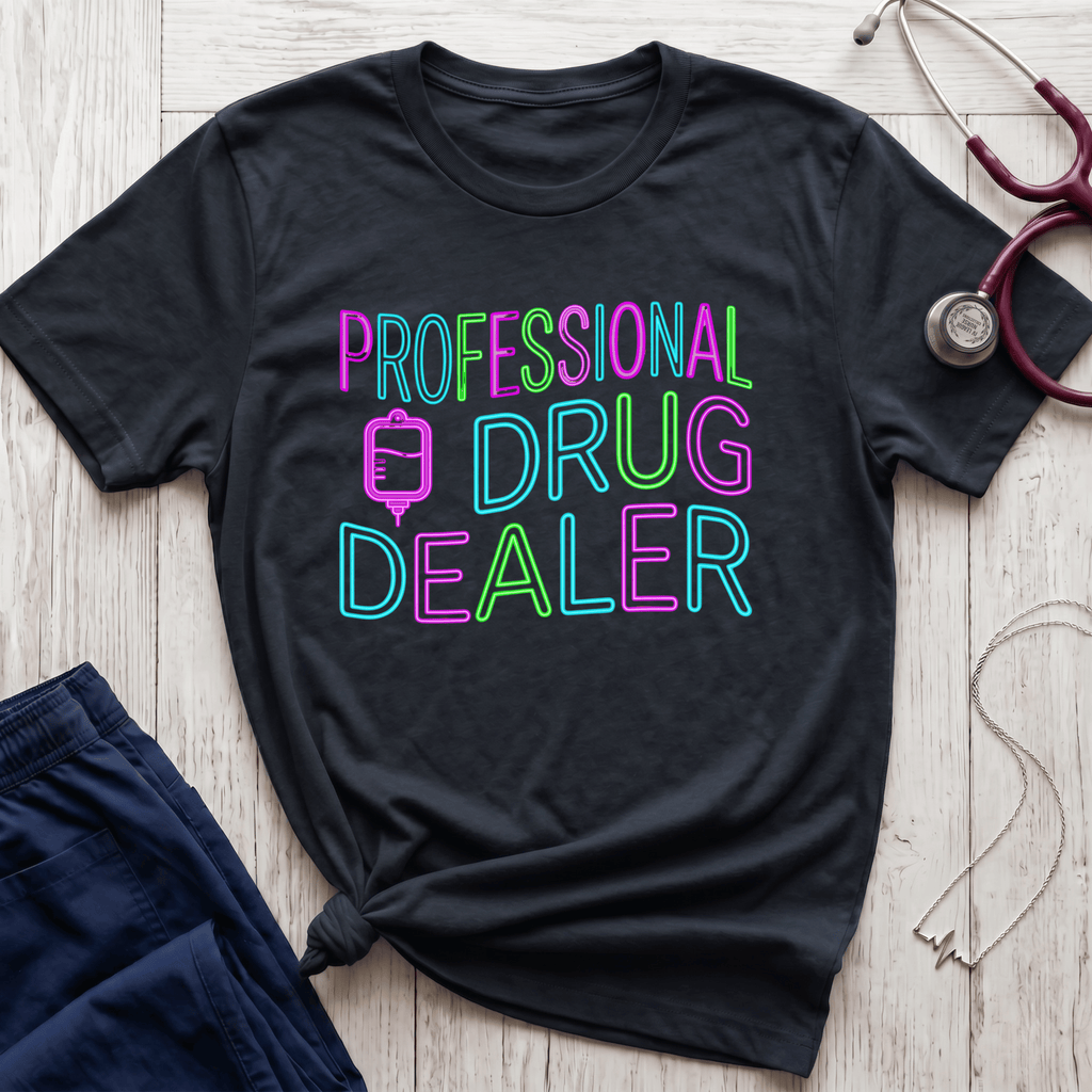 Professional Drug Dealer Neon T-Shirt
