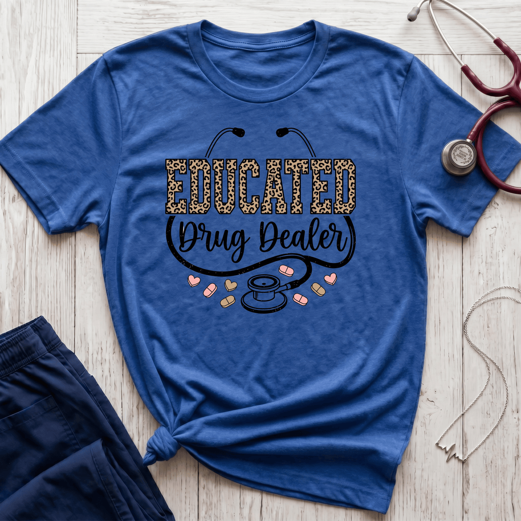 Educated Drug Dealer Animal Print T-Shirt