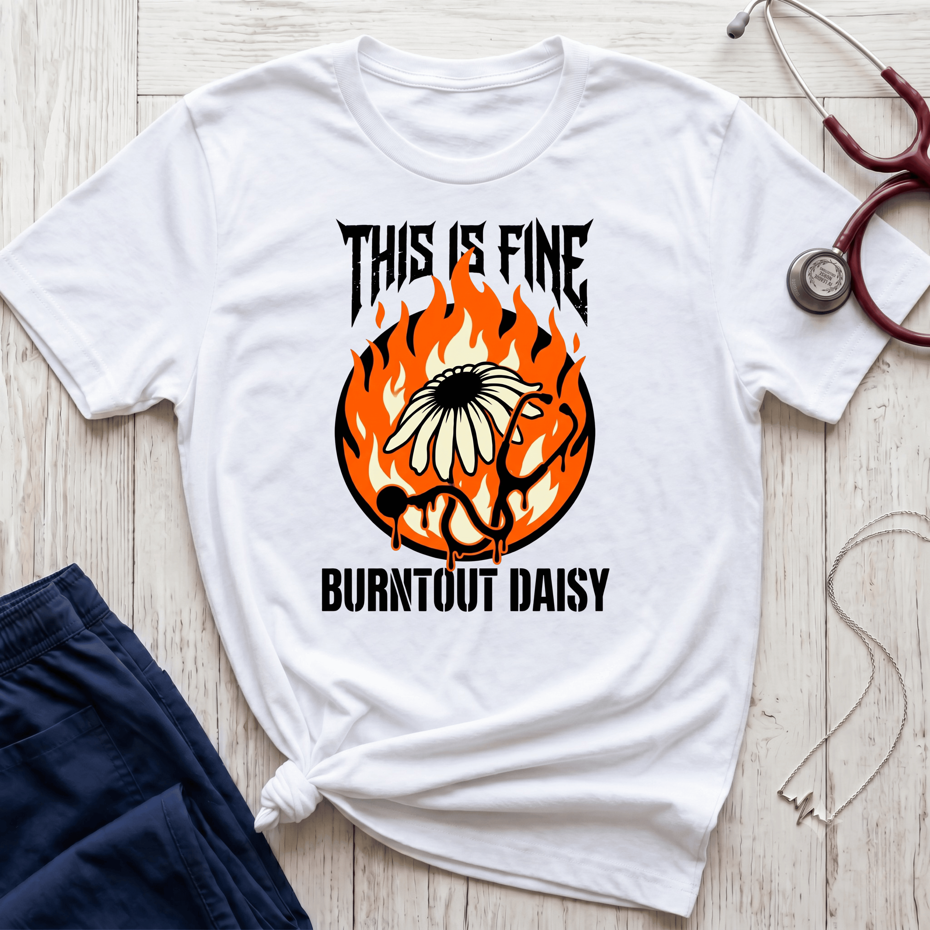 Burntout Daisy T-Shirt