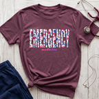 Emergency Medicine Floral T-Shirt