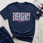 Emergency Medicine Floral T-Shirt
