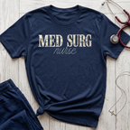 Med Surg Nurse Floral T-Shirt