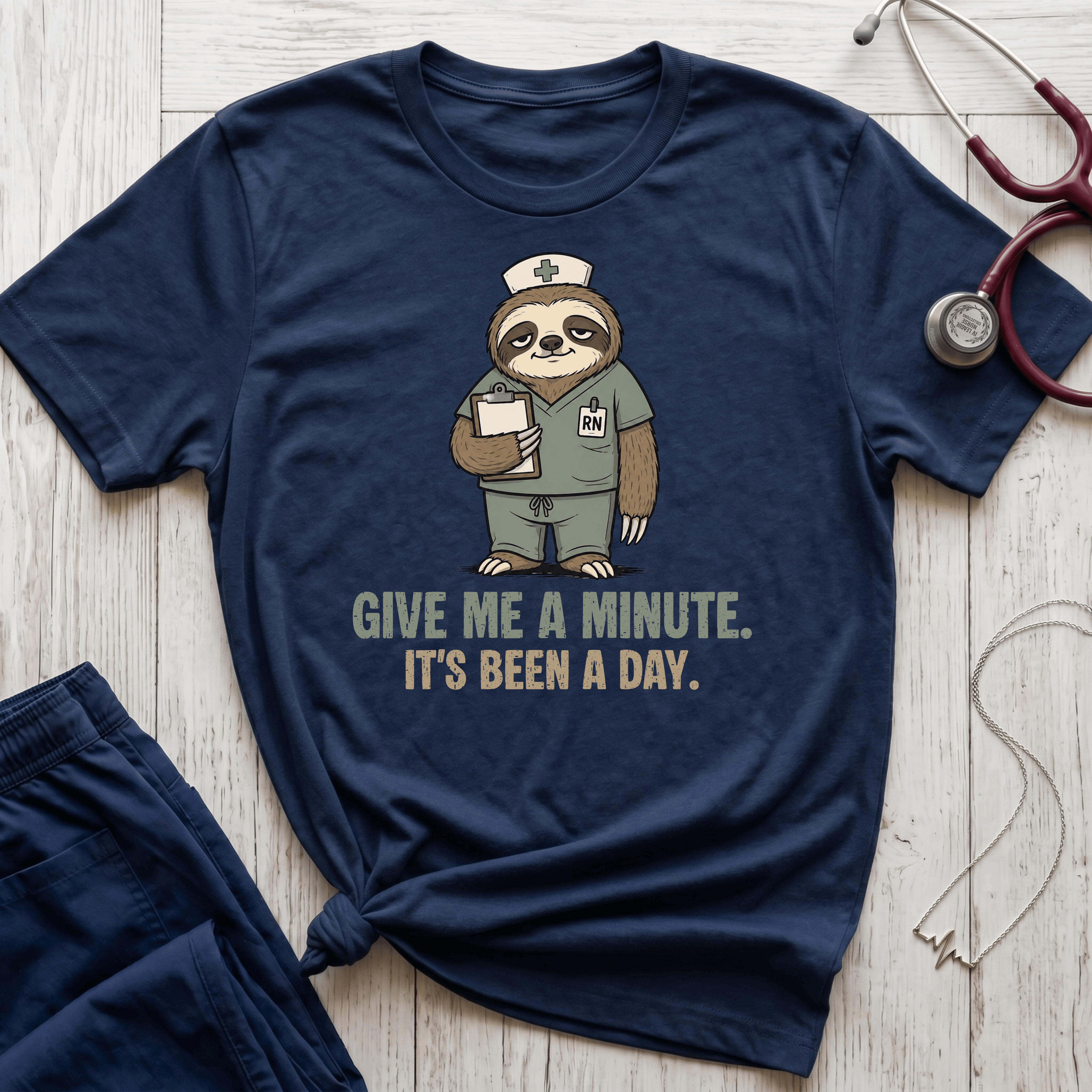 Give Me a Minute Sloth T-Shirt