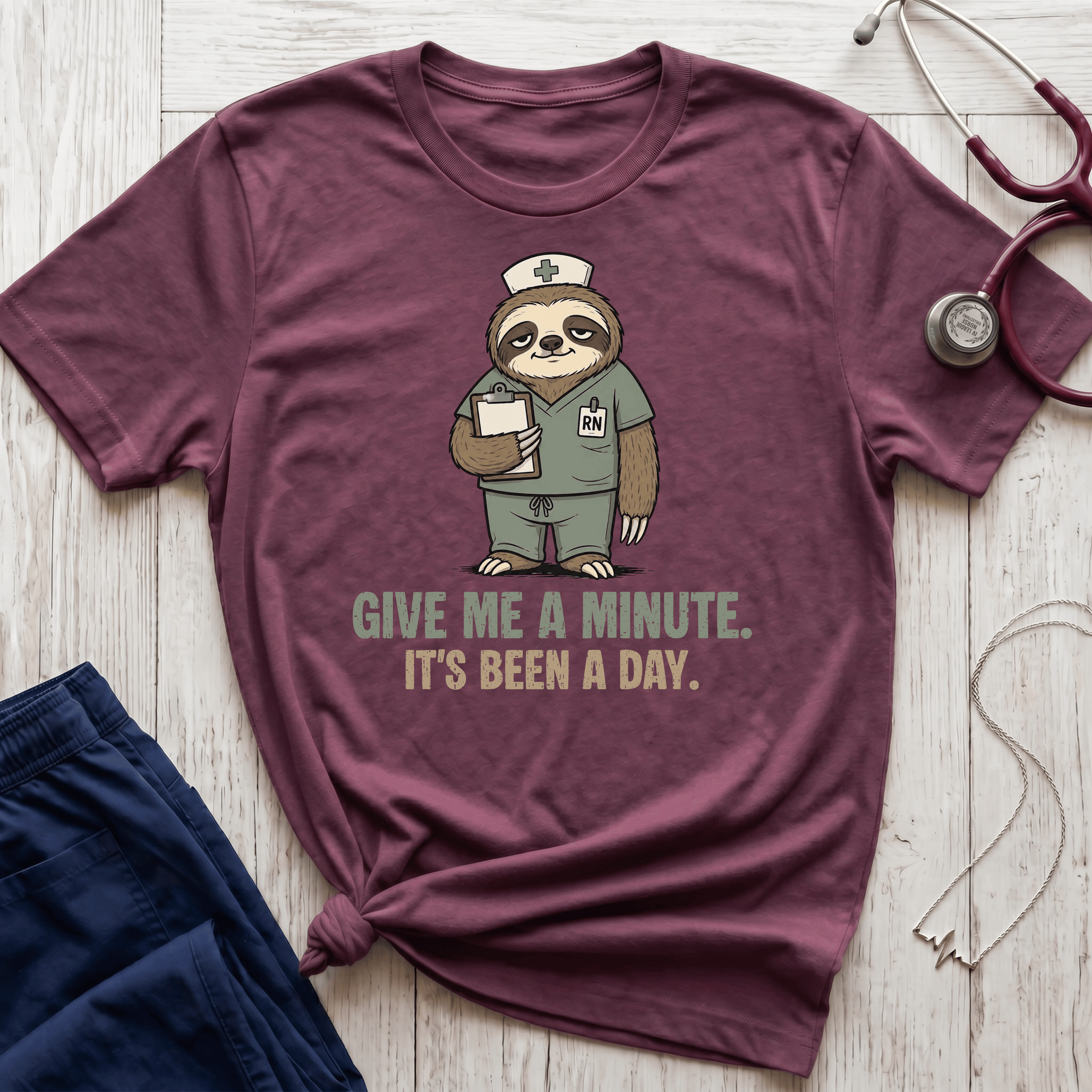 Give Me a Minute Sloth T-Shirt