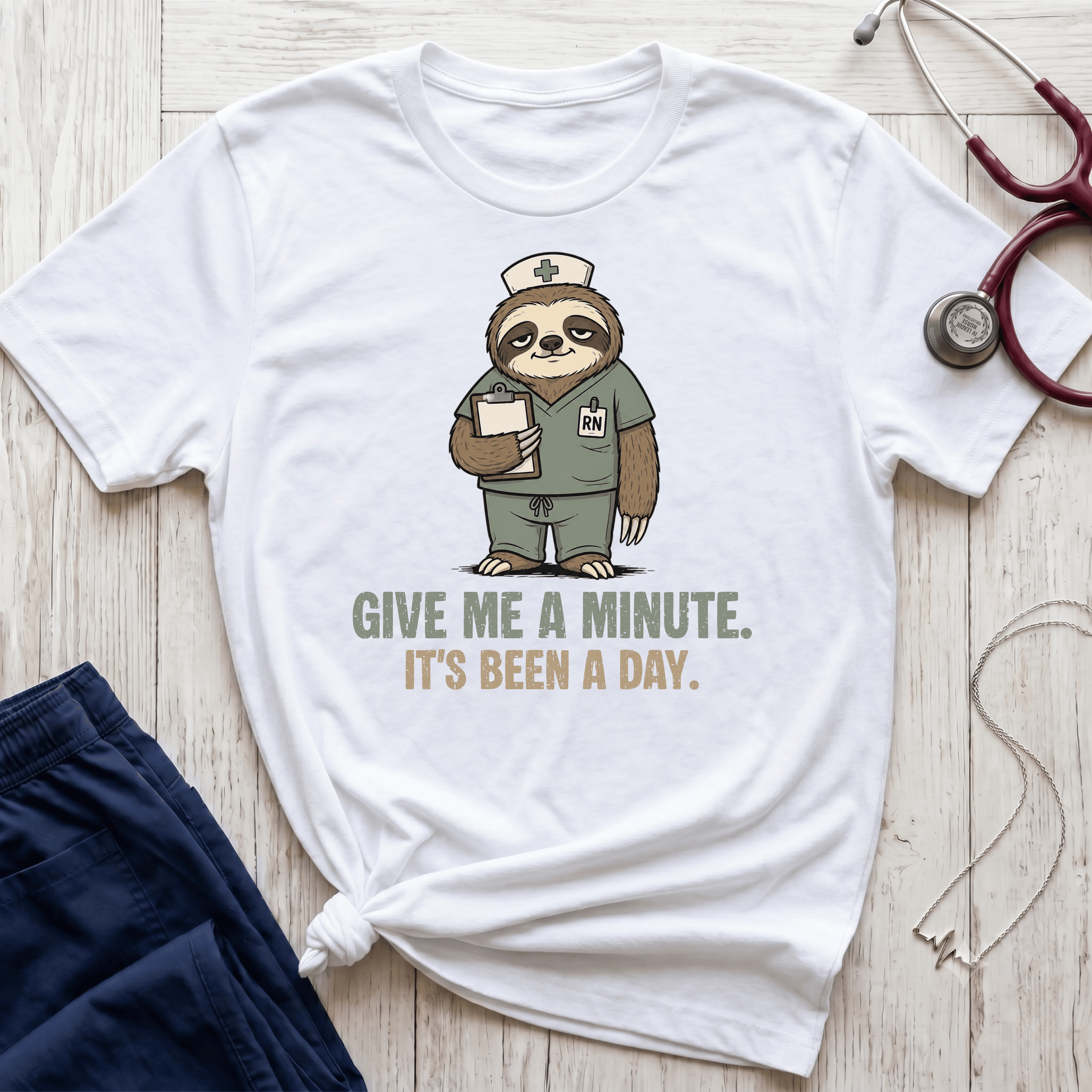 Give Me a Minute Sloth T-Shirt