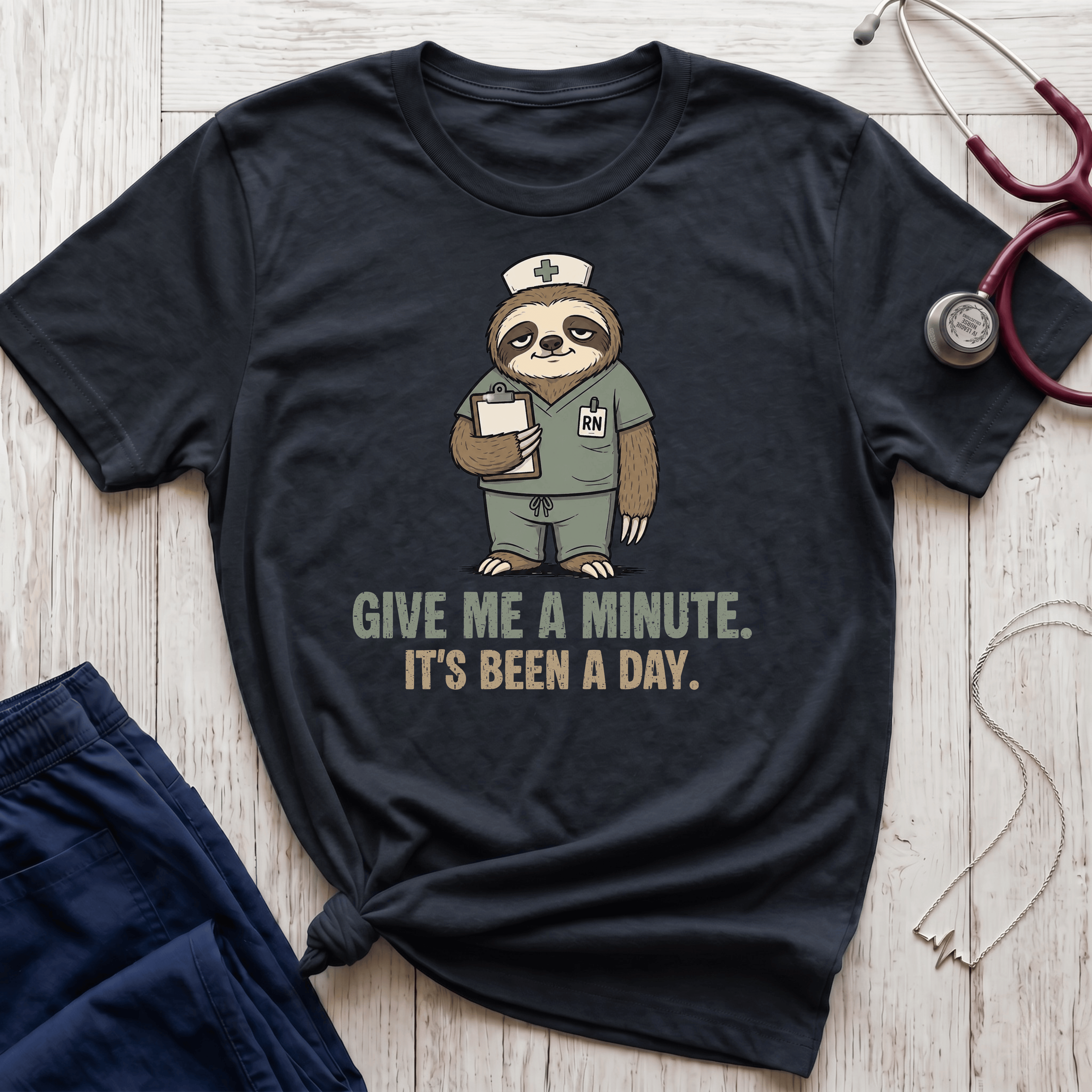 Give Me a Minute Sloth T-Shirt