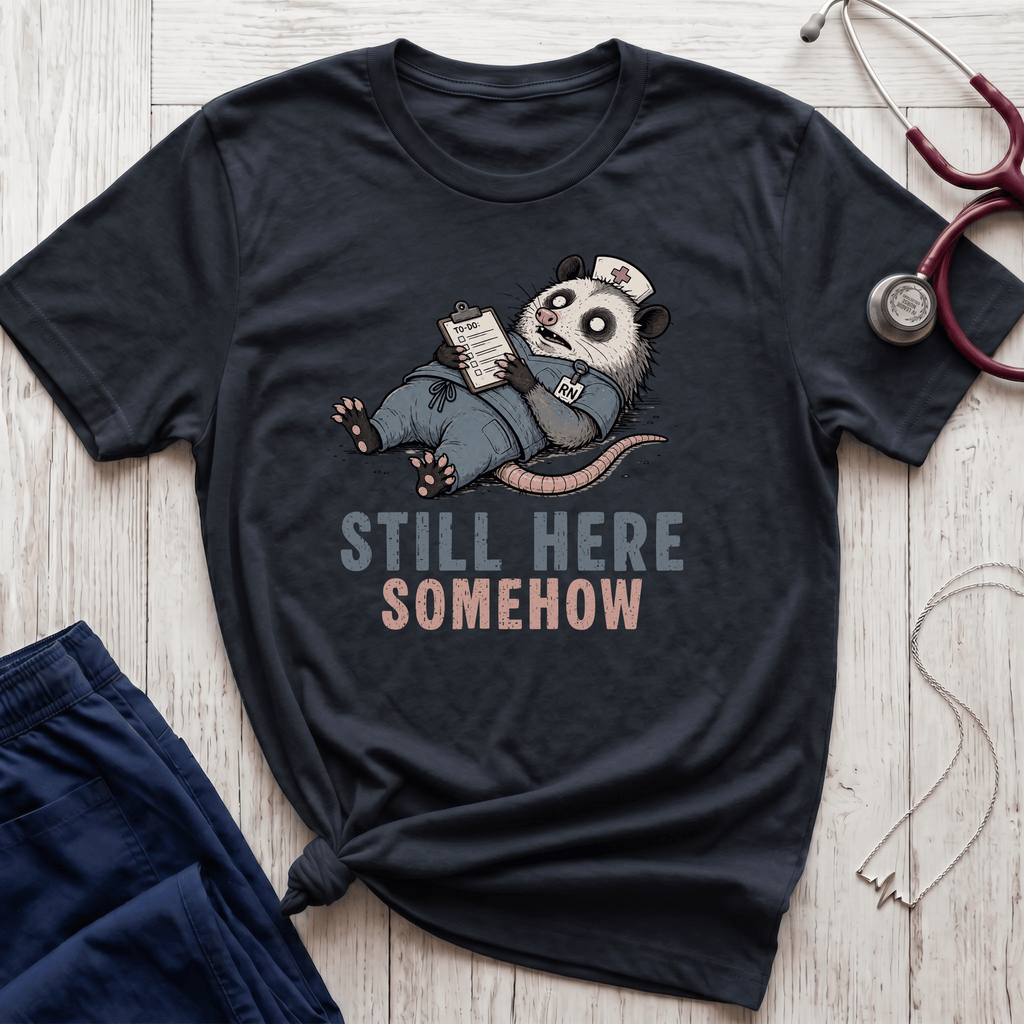 Still Here Opossum T-Shirt