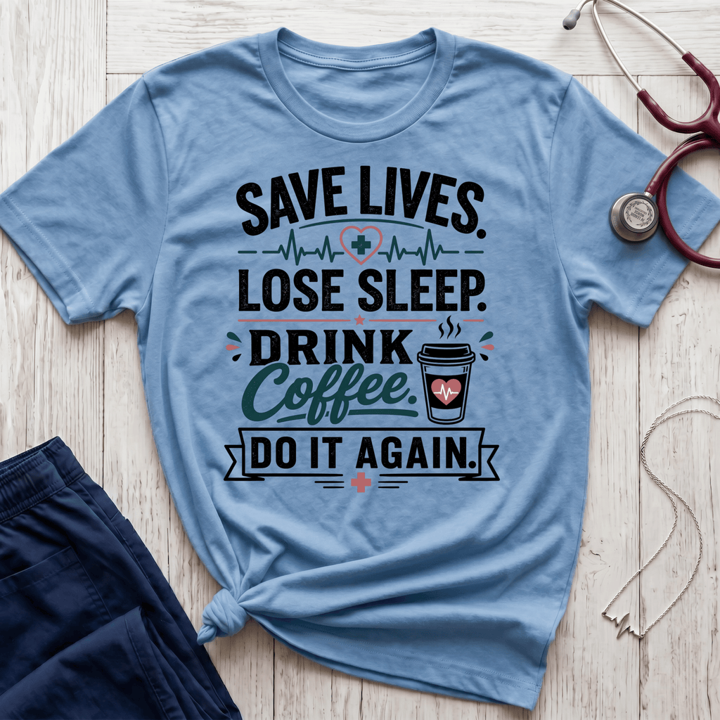 Save Lives Lose Sleep T-Shirt