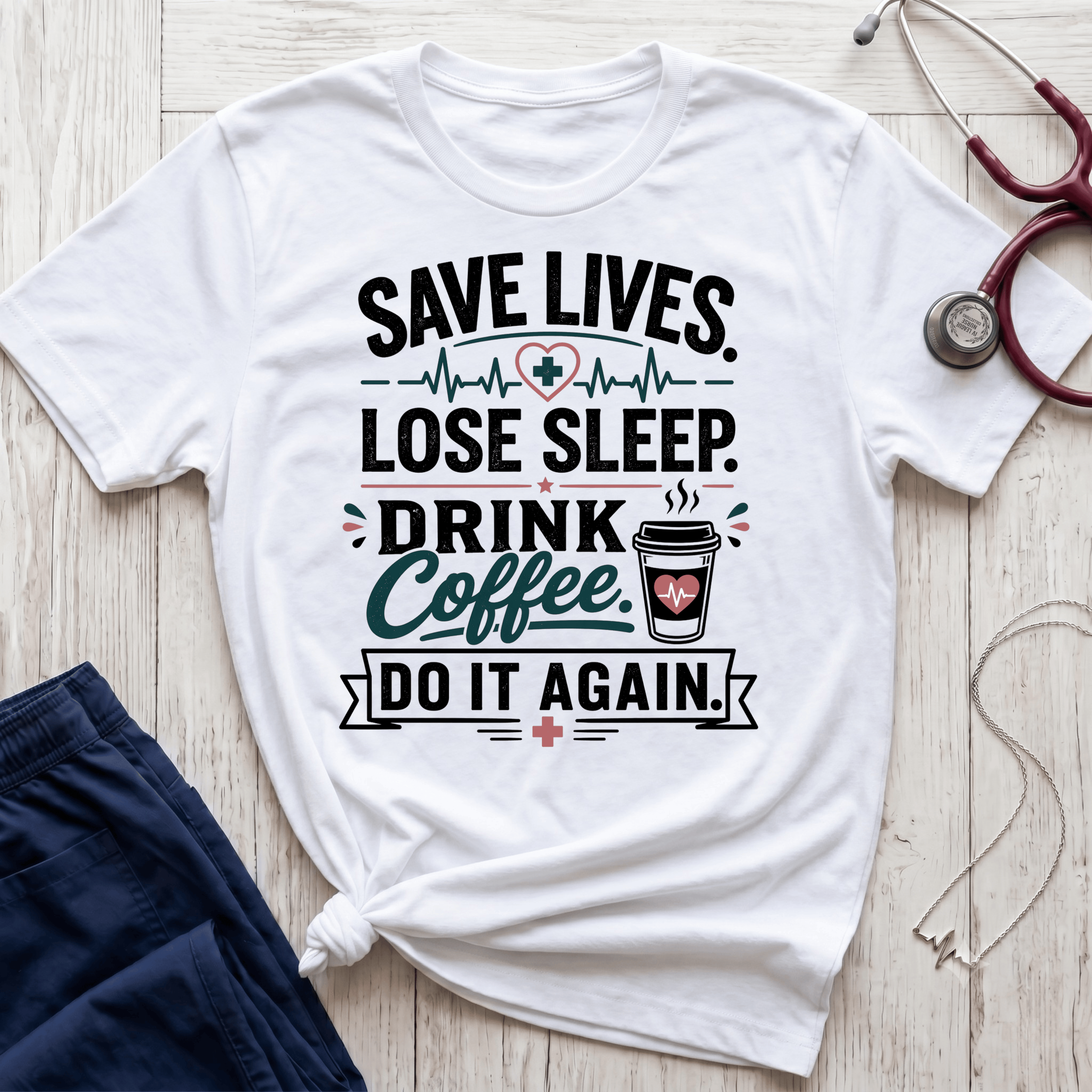 Save Lives Lose Sleep T-Shirt