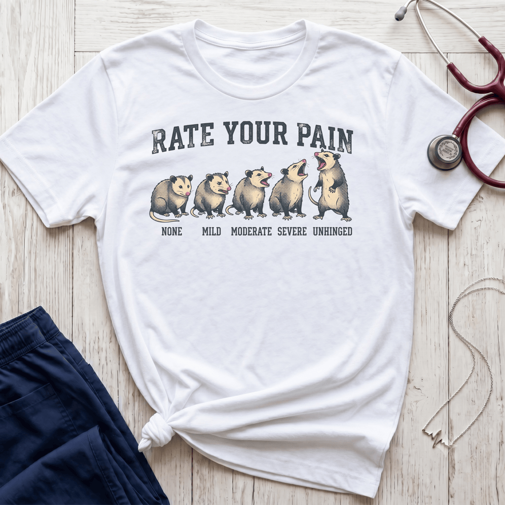 Opossum Pain Scale T-Shirt