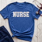 Varsity Floral Nurse T-Shirt