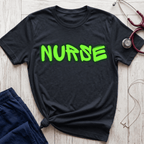 Neon Green Graffiti Nurse T-Shirt