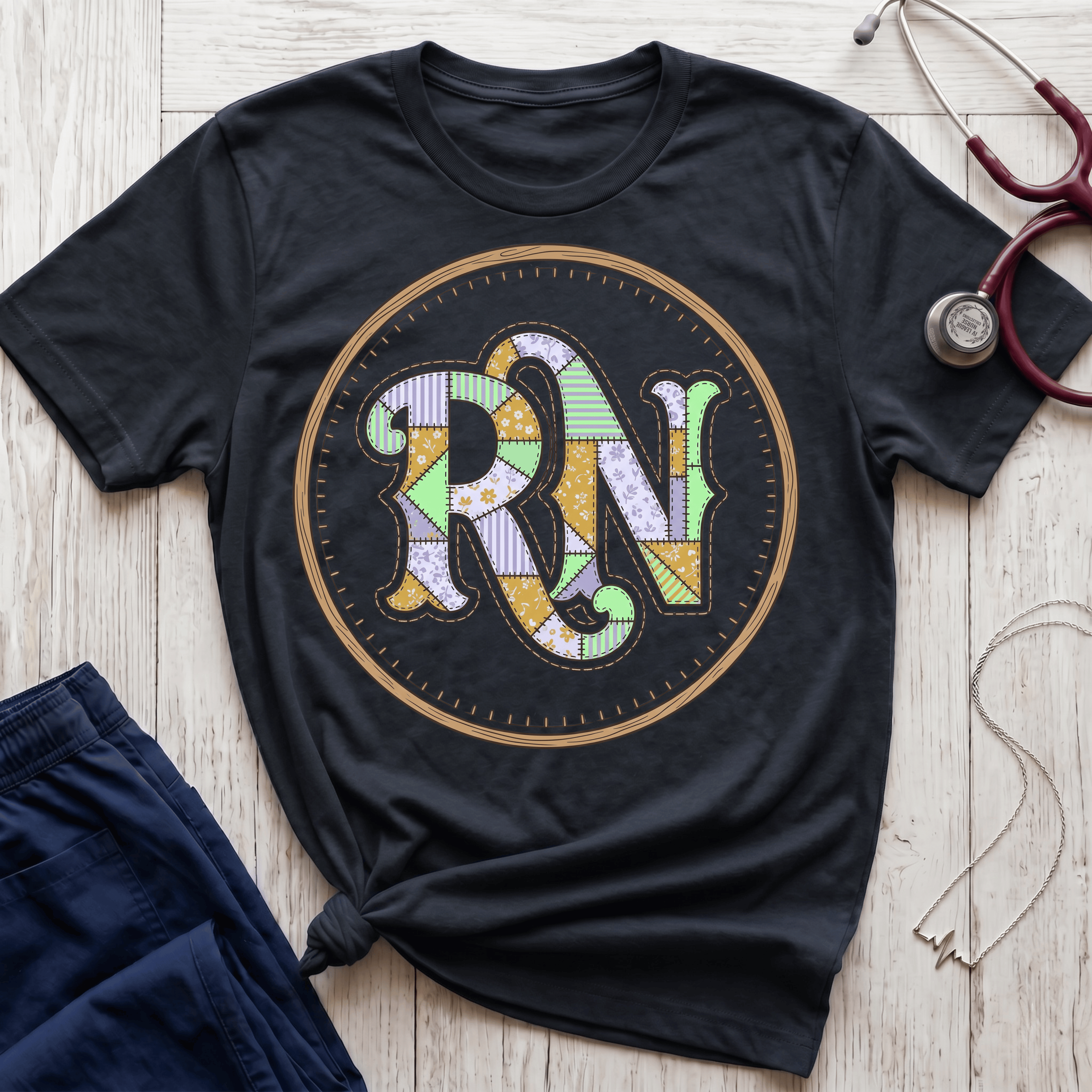 Embroidery Hoop Nurse T-Shirt