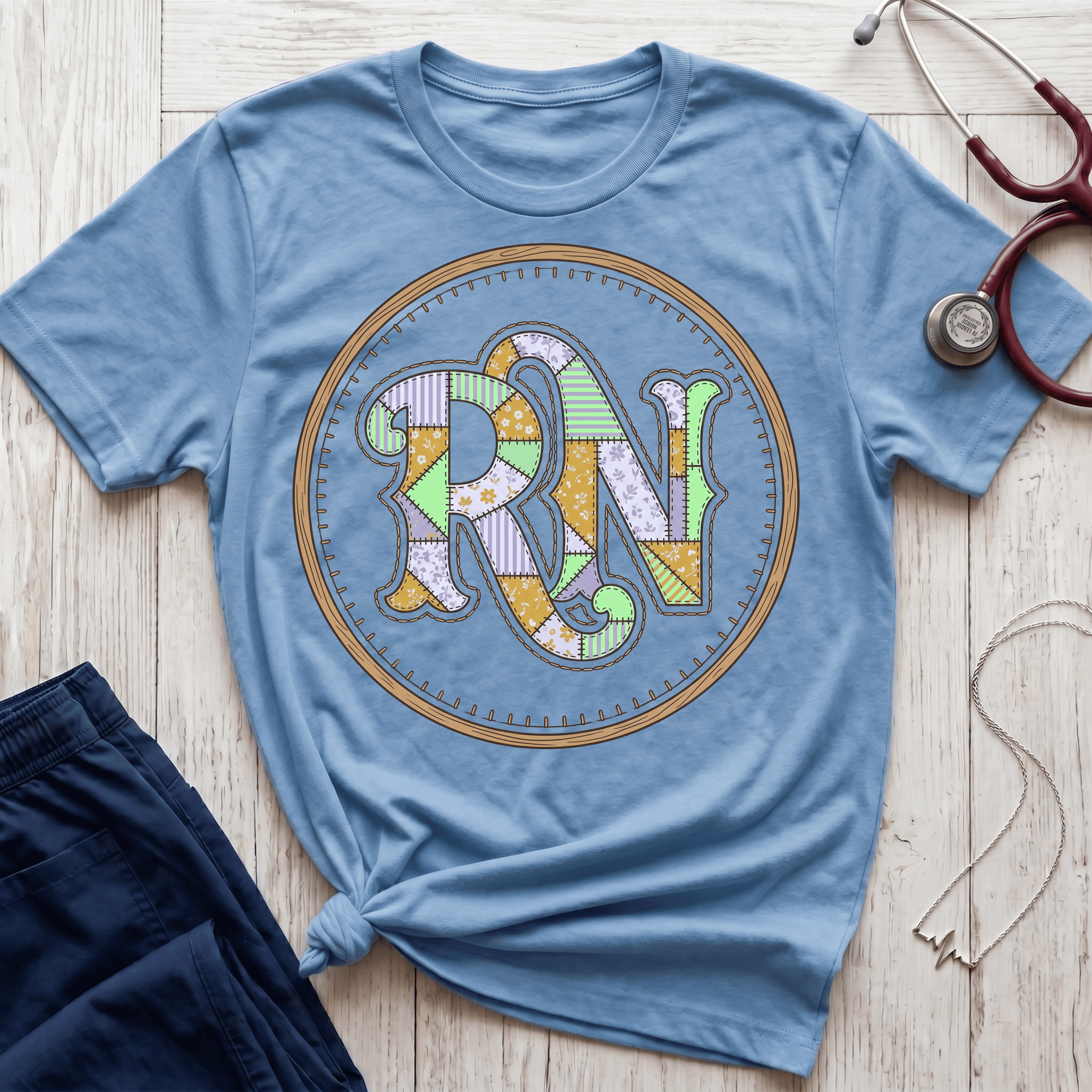 Embroidery Hoop Nurse T-Shirt
