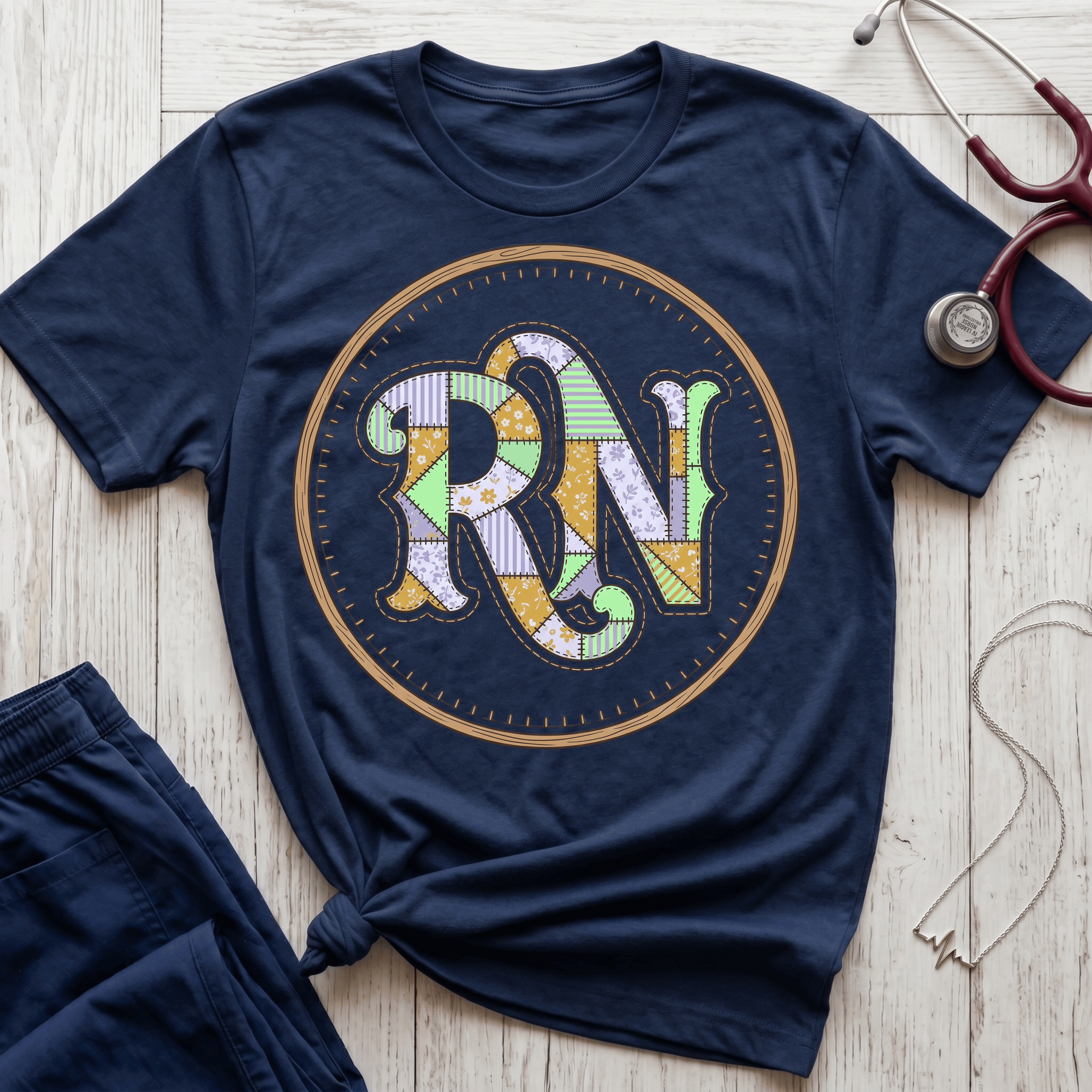 Embroidery Hoop Nurse T-Shirt