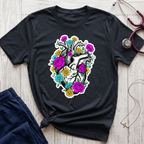 Bright Floral Heart T-Shirt