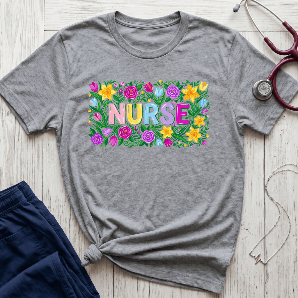 Nurse Flowers T-Shirt