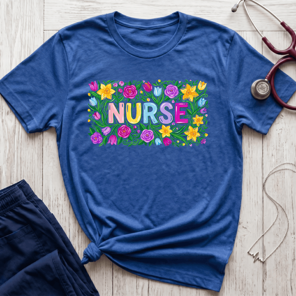 Nurse Flowers T-Shirt