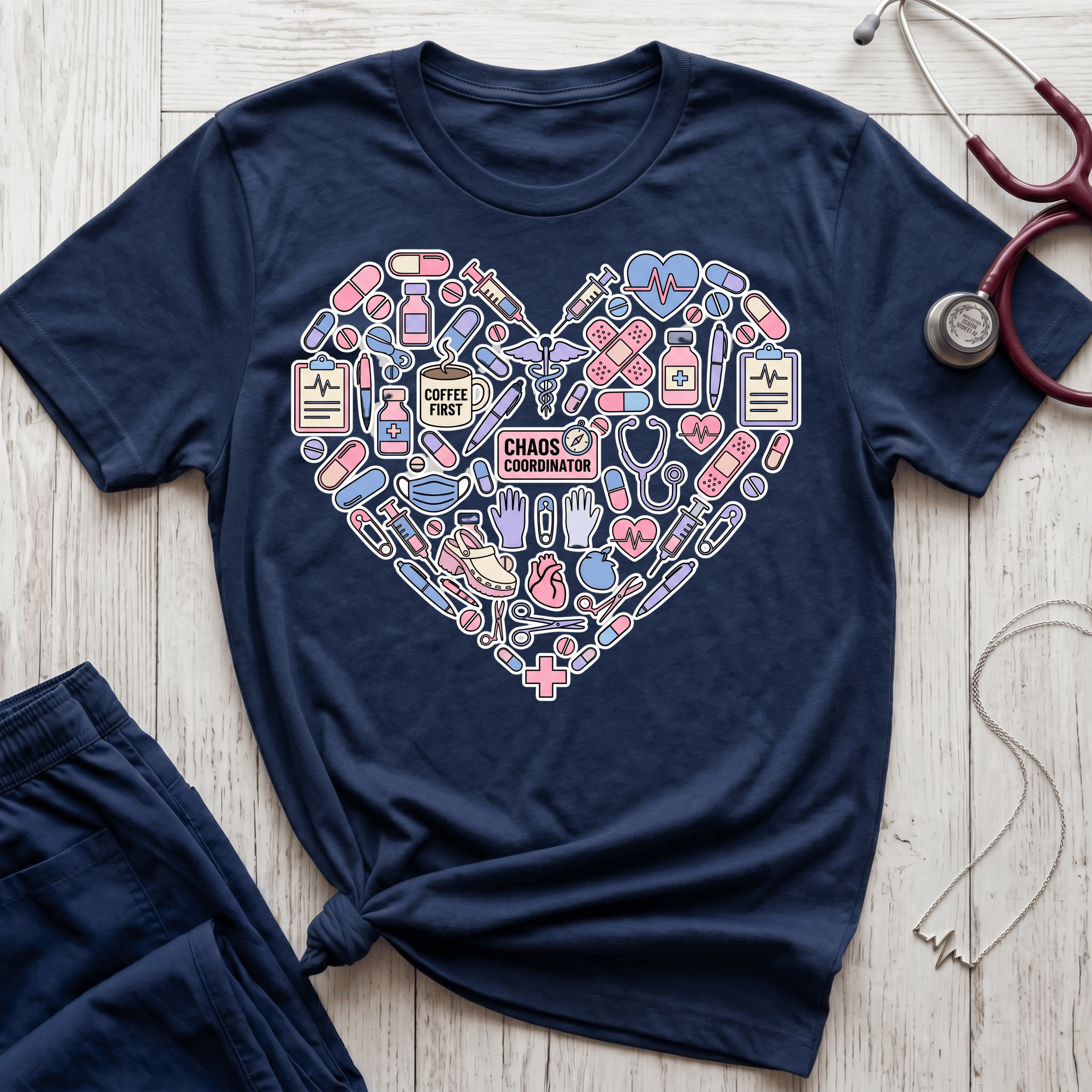 Chaos Coordinator Heart T-Shirt