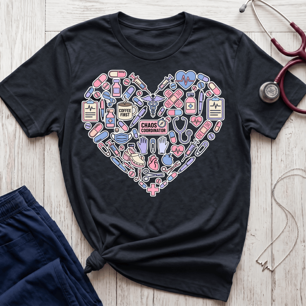 Chaos Coordinator Heart T-Shirt