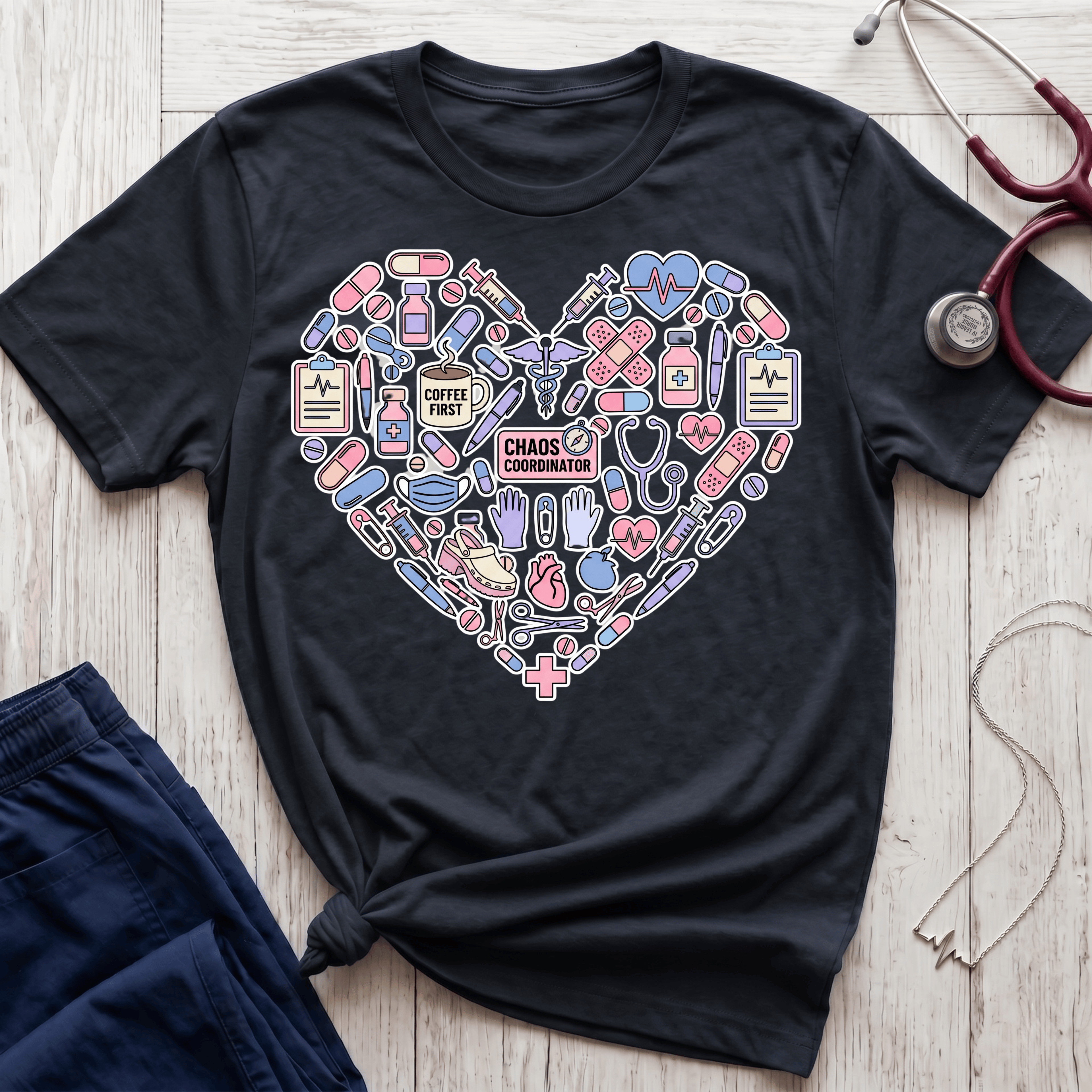 Chaos Coordinator Heart T-Shirt