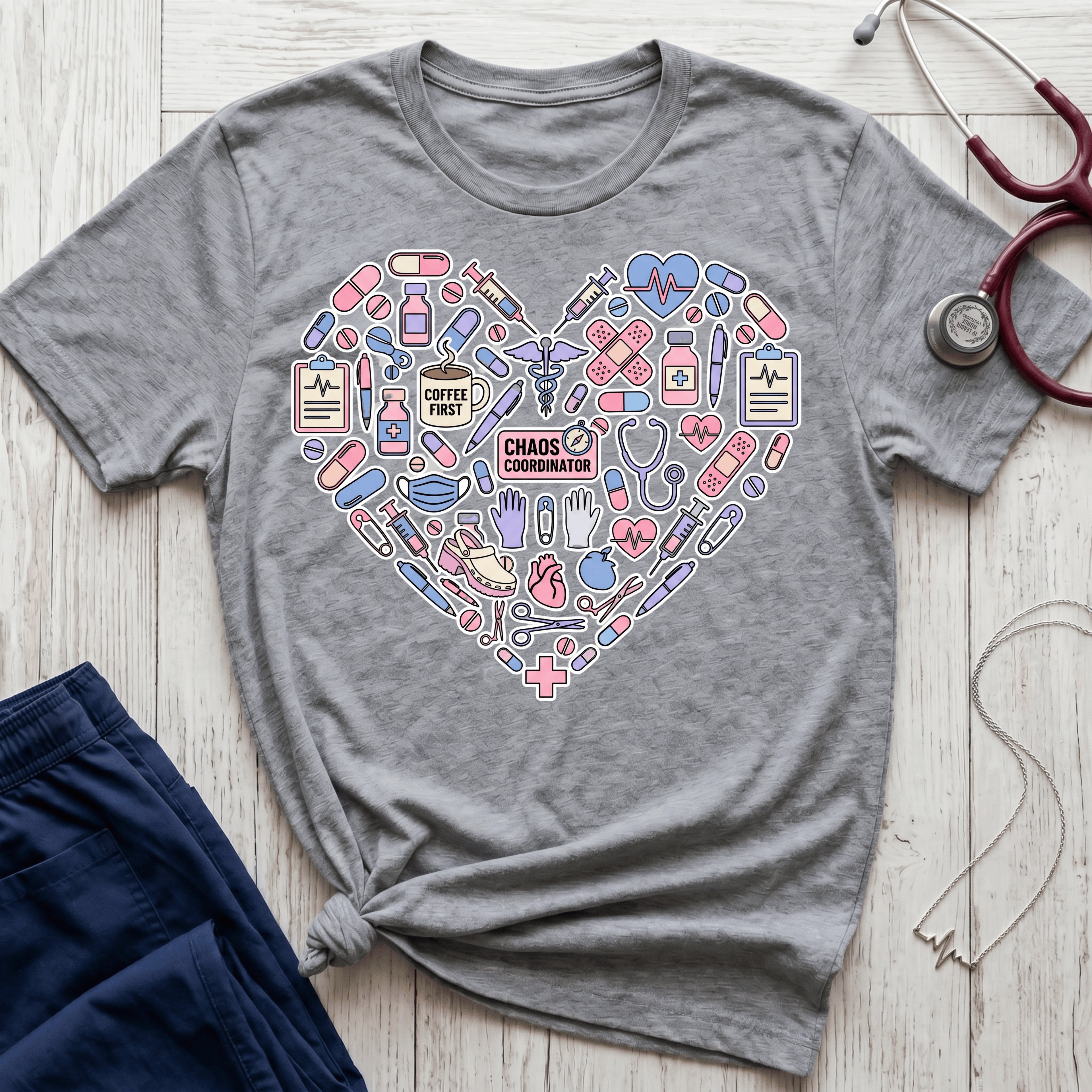 Chaos Coordinator Heart T-Shirt
