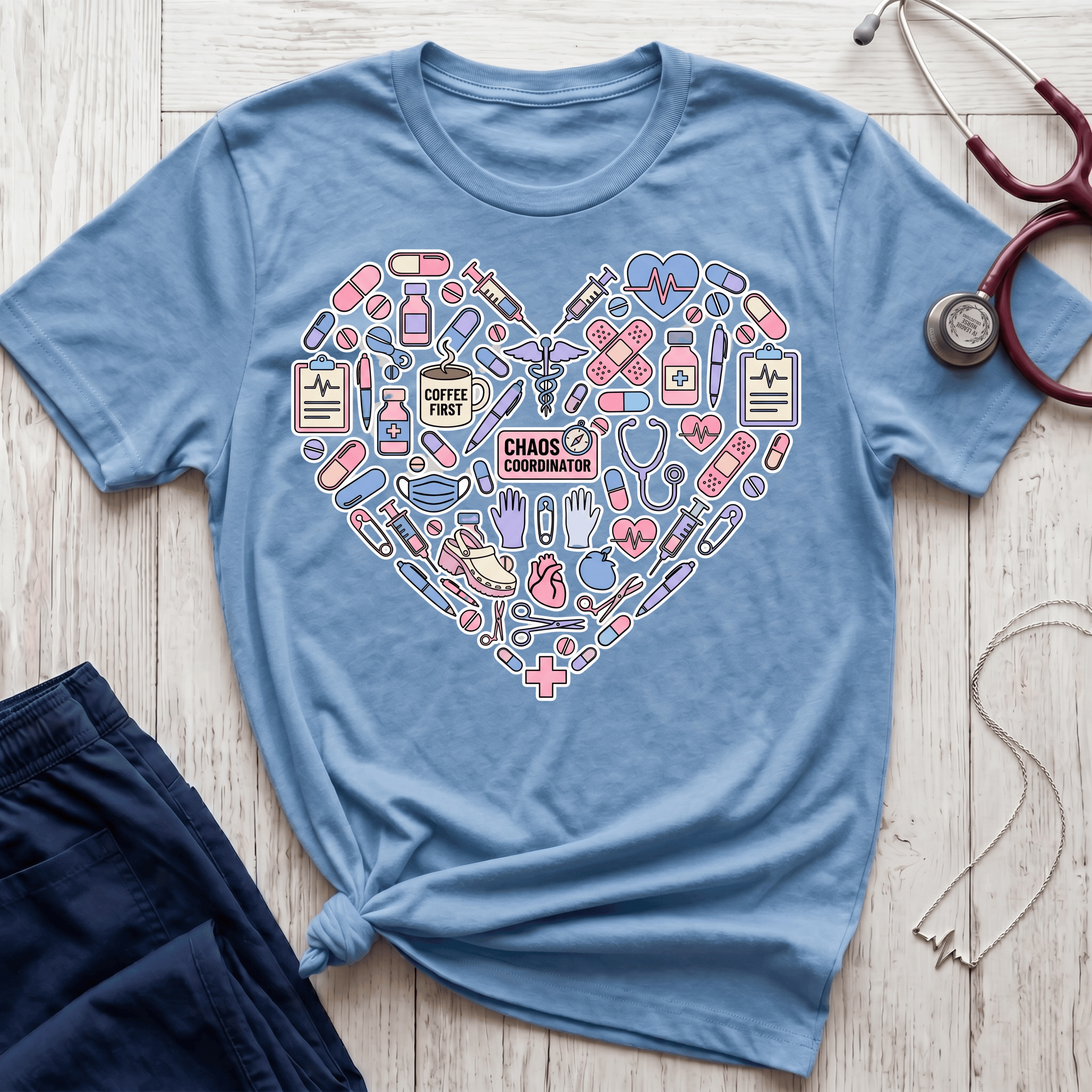 Chaos Coordinator Heart T-Shirt