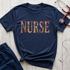 Ladybug Floral Nurse T-Shirt