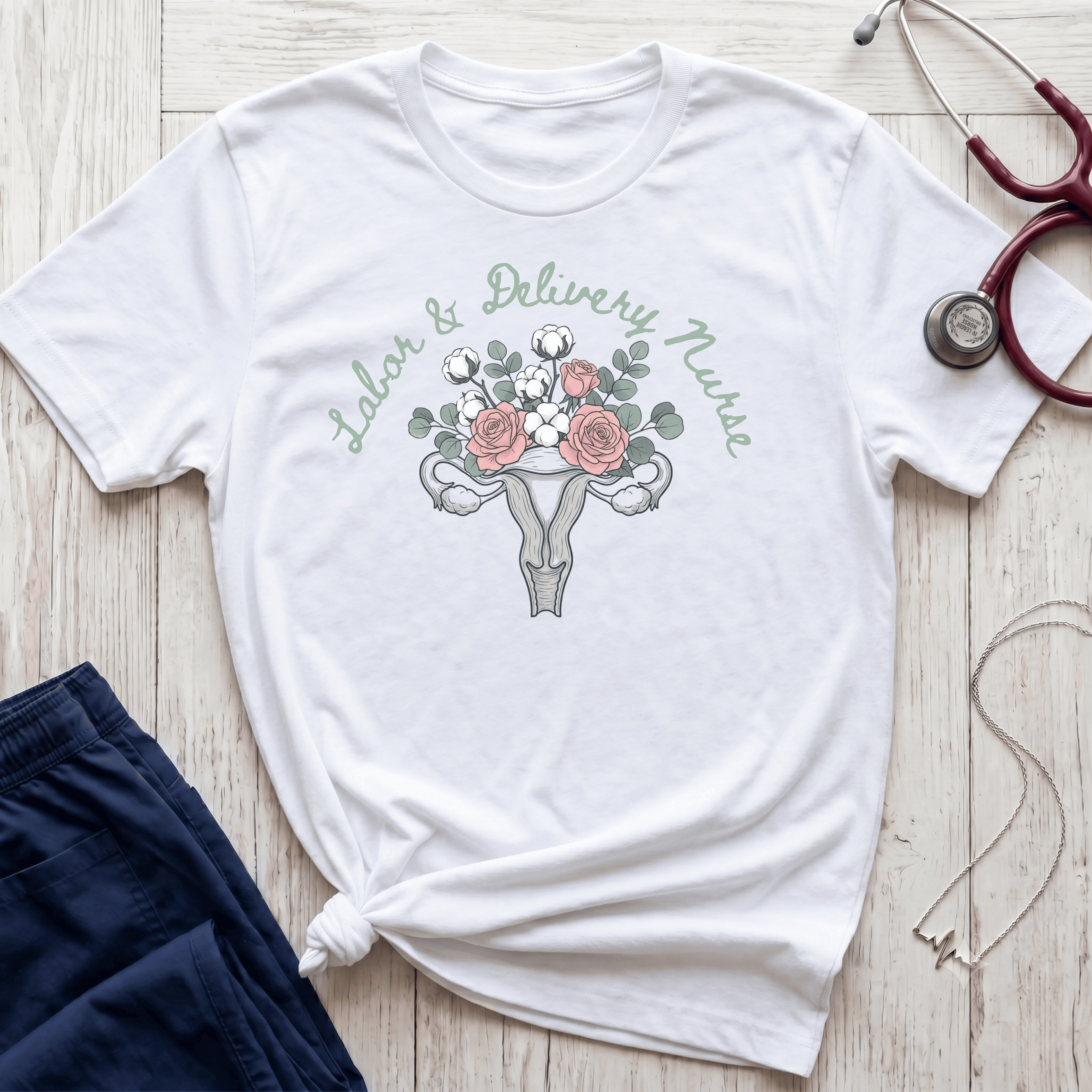 L&D Nurse Anatomy T-Shirt