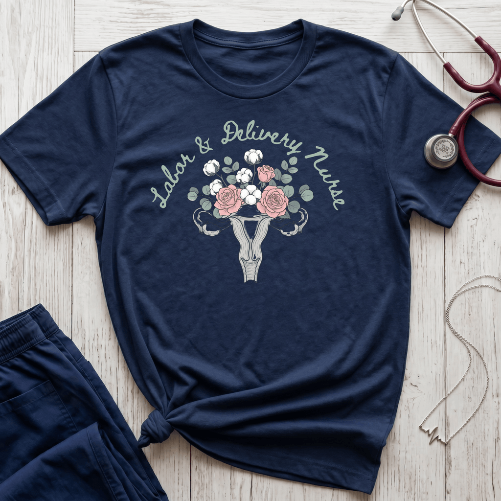 L&D Nurse Anatomy T-Shirt