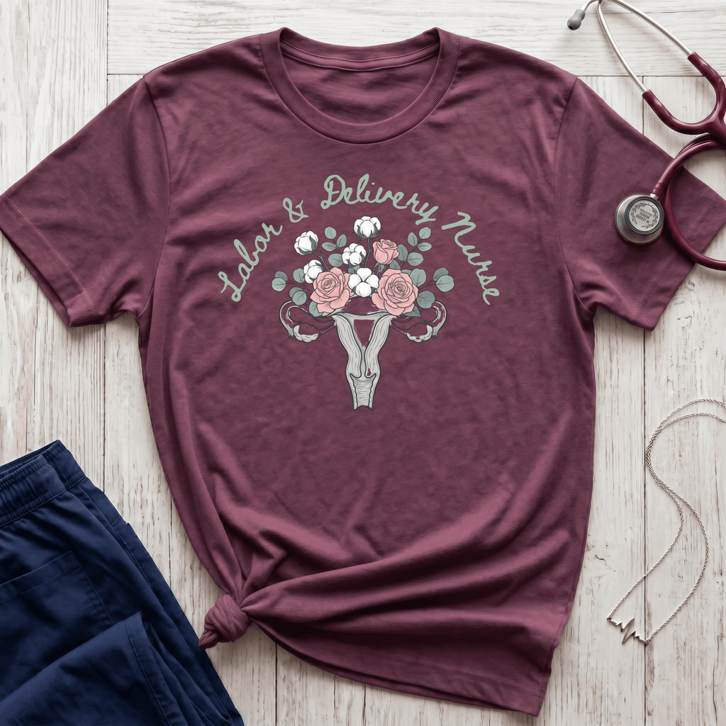 L&D Nurse Anatomy T-Shirt