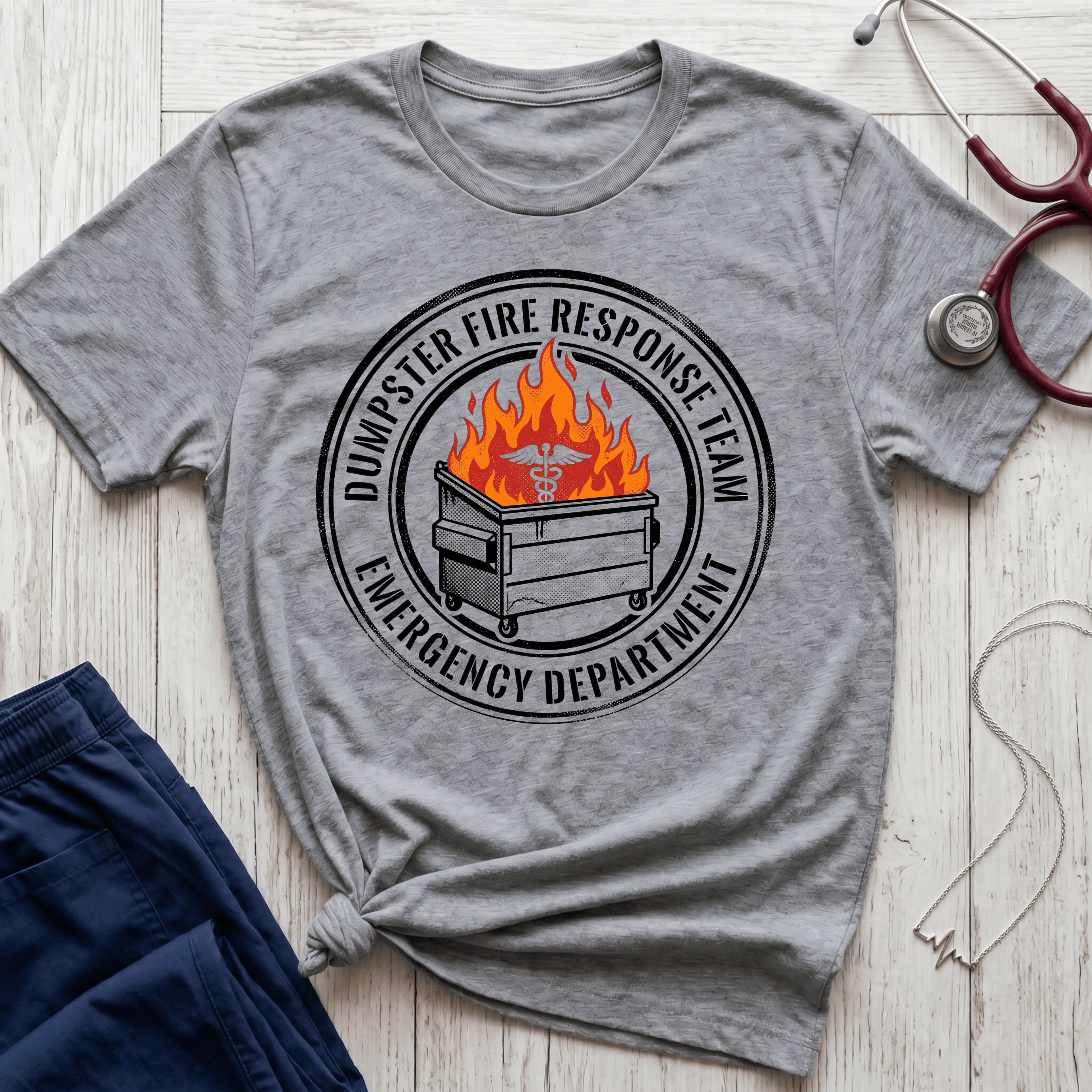 Dumpster Fire Response T-Shirt